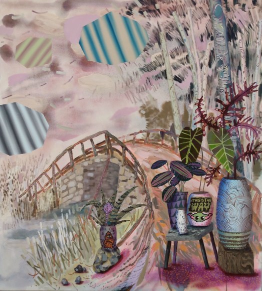 MELANIE DANIEL | THIS IS THE WAY | OIL ON CANVAS | 58 X 53 INCHES | 2021