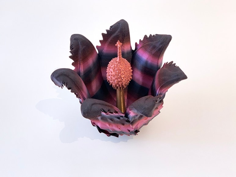 GRACELEE LAWRENCE | FLORA (DURIAN) | 3D PRINTED PLA PLASTIC | 10.5 X 8.5 X 8.5 INCHES | 2023