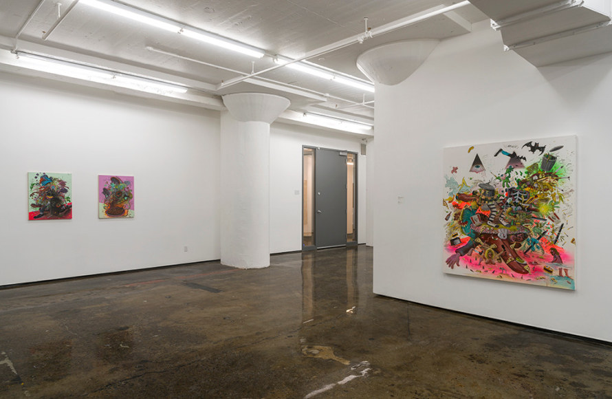 JOE BECKER | BLACK KNIGHTS OF COCKAIGNE | INSTALLATION VIEW | PATRICK MIKHAIL GALLERY | MONTRÉAL | 2016