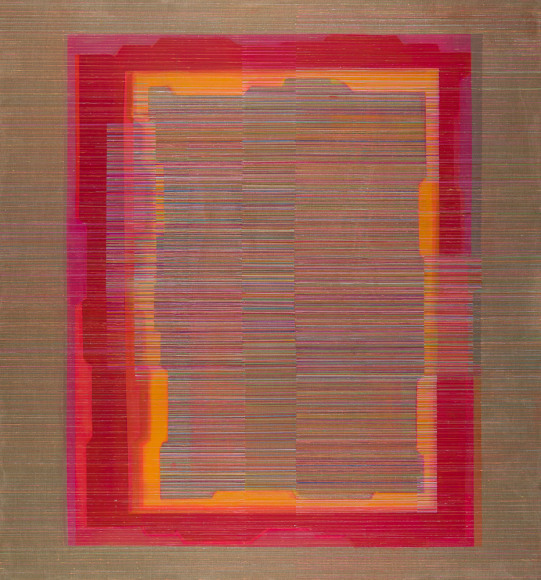 ANTONIETTA GRASSI |&nbsp;ADA (AFTER LOVELACE) | OIL, ACRYLIC AND INK ON LINEN | 84&nbsp;X 80&nbsp;INCHES |&nbsp;2019