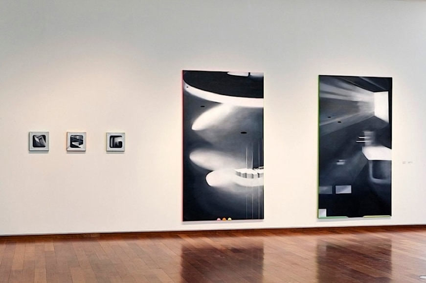 JANET JONES | A LAS VEGAS OF THE MIND #1 & #2 | HUILE ET ACRYLIQUE SUR TOILE | 54 X 96 POUCES CH. | 2010 