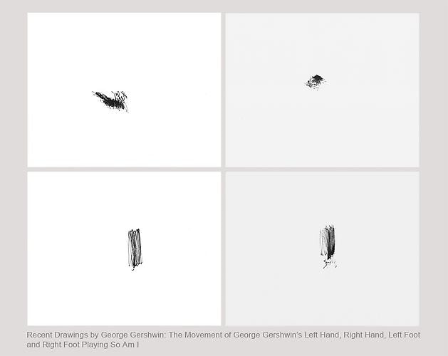 RECENT DRAWINGS BY GEORGE GERSHWIN