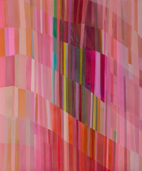 ANTONIETTA GRASSI | FLOW | OIL, ACRYLIC, INK ON CANVAS | 60 X 72 INCHES | 2022