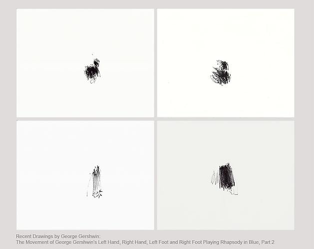 RECENT DRAWINGS BY GEORGE GERSHWIN
