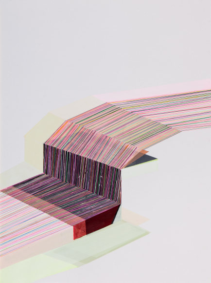 ANTONIETTA GRASSI | CONTROL FLOW | ACRYLIC, INK ON PAPER | 23.6 X 17.7 INCHES | 2021