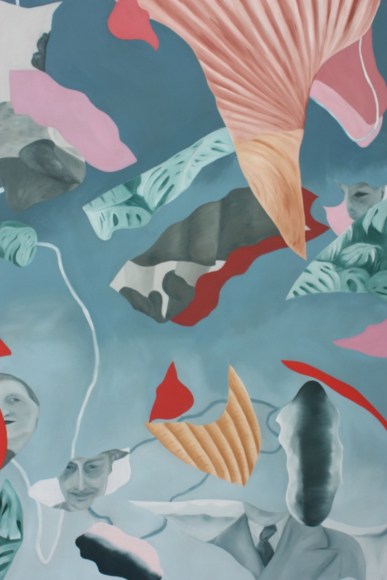 ALEXEY LAZAREV | UNTITLED | HUILE SUR TOILE | 72 X 48 POUCES | 2017