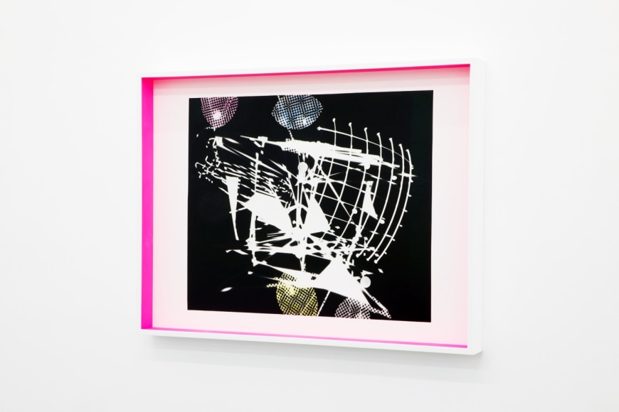 JANET JONES | SPACE JUNK #1 | PHOTOGRAM-SILVER / HAND TINTED | 24.5 X 32.5 INCHES | 2017,  