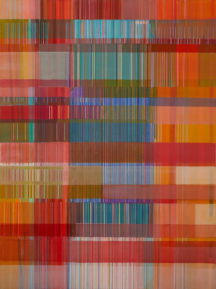 ANTONIETTA GRASSI | PORTAL | OIL, ACRYLIC, INK ON CANVAS | 30 X 40 INCHES | 2022