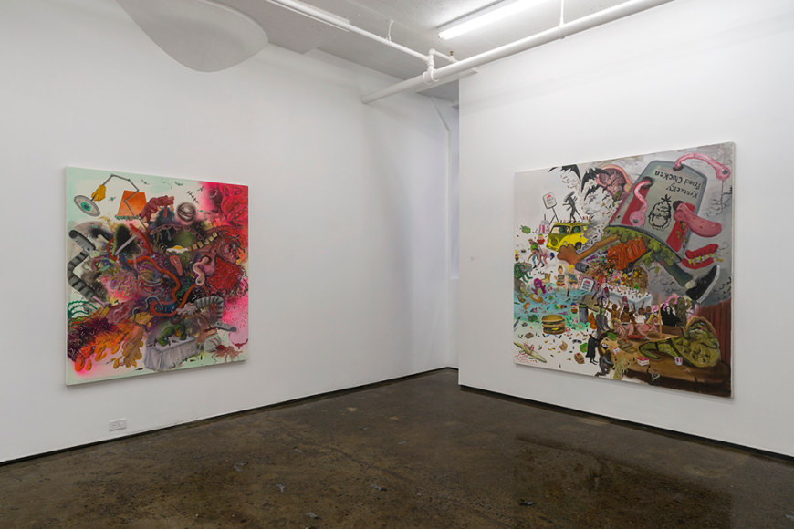 JOE BECKER | BLACK KNIGHTS OF COCKAIGNE | INSTALLATION VIEW | PATRICK MIKHAIL GALLERY | MONTRÉAL | 2016