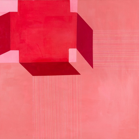 ANTONIETTA GRASSI | LIFELINES | ACRYLIC AND INK ON CANVAS | 36 X 36 INCHES | 2018