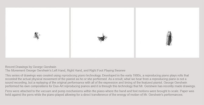 RECENT DRAWINGS BY GEORGE GERSHWIN