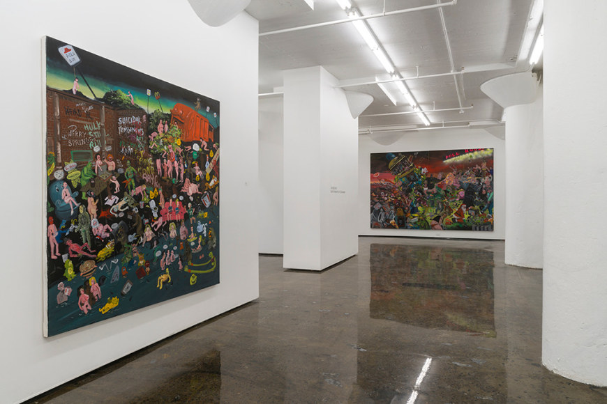 JOE BECKER | BLACK KNIGHTS OF COCKAIGNE | INSTALLATION VIEW | PATRICK MIKHAIL GALLERY | MONTRÉAL | 2016