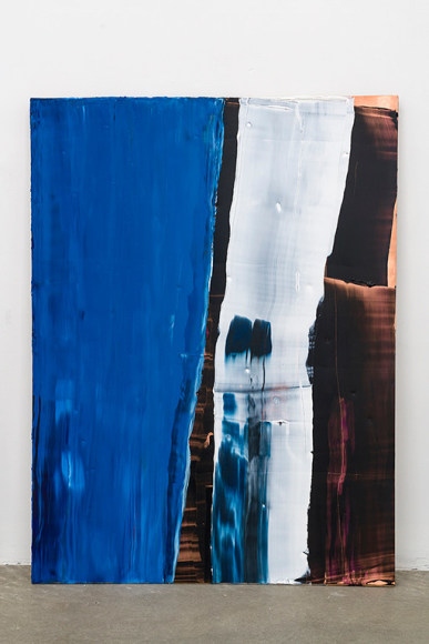 PAUL BUREAU | EPHEMERAL (COPPER #8) | OIL ON COPPER AND MDF | 48 X 36 INCHES | 2019
