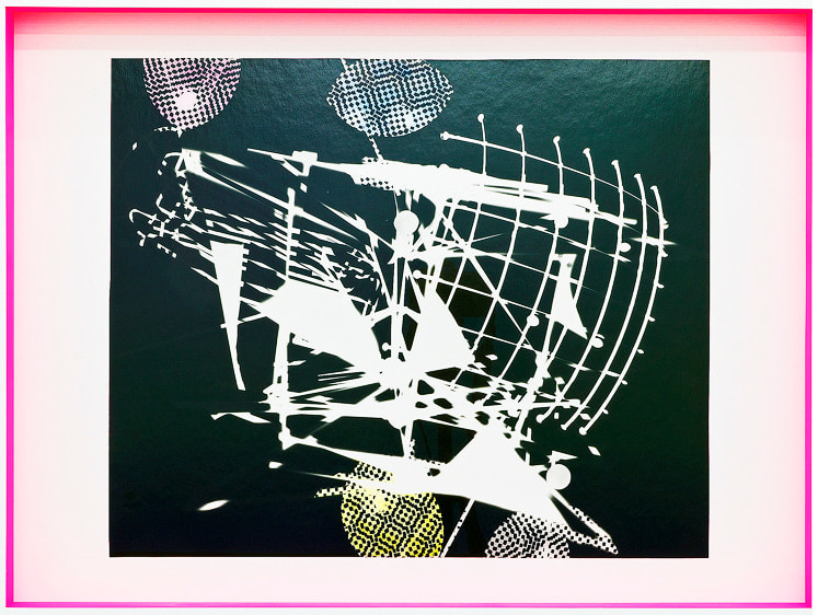 JANET JONES | SPACE JUNK #1 | PHOTOGRAM-SILVER / HAND TINTED | 24.5 X 32.5 INCHES | 2017,  