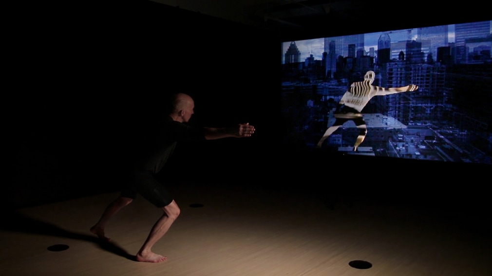 CHERYL PAGUREK | INTERACT | PERFORMANCE INTERACTIVE AVEC VIDÉO ET DANSE,  
