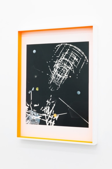 JANET JONES | SPACE JUNK #2 | PHOTOGRAM-SILVER / HAND TINTED | 24.5 X 32.5 INCHES | 2017,  