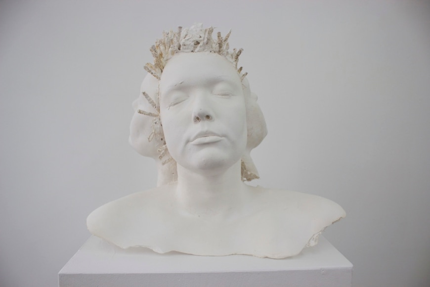 MICHAËLLE SERGILE | DÉCOMPOSITION SOUS L'EAU | PLASTER | 26 X 30 X 24 INCHES | 2016