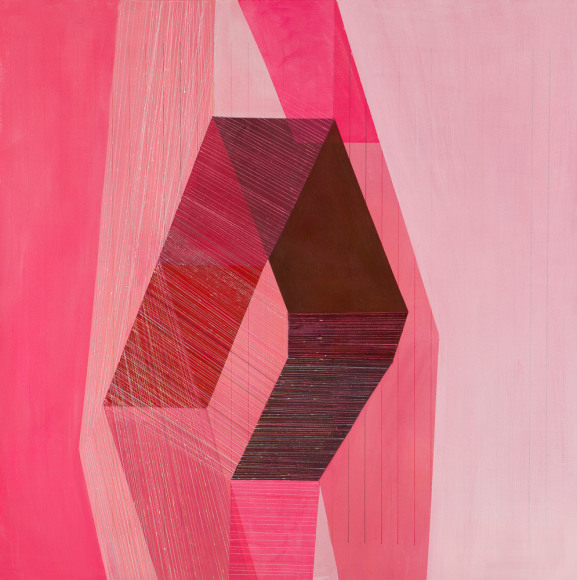 ANTONIETTA GRASSI | STRING QUARTET | ACRYLIC AND INK ON CANVAS | 54 X 48 INCHES | 2017