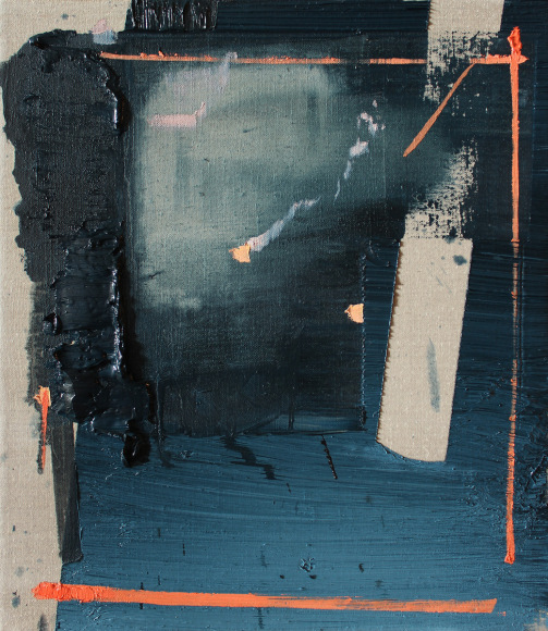 SCOTT EVERINGHAM | GASP&nbsp;| HUILE SUR TOILE | 16 X 14 POUCES | 2015