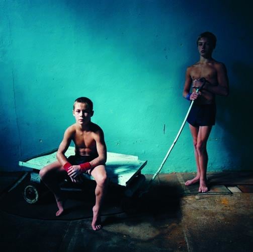 Two Athletes, Ukraine, 2006