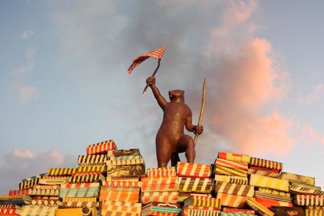 Dam Lines Installation, 2008