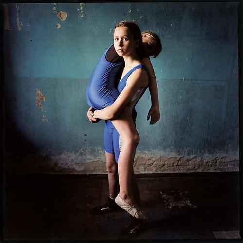 Girl Lifting Girl, Ukraine, 2008