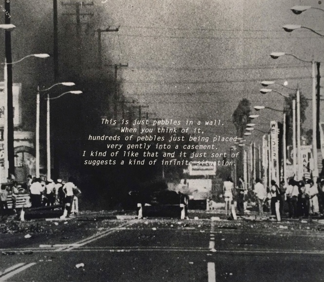 ANTHONY ROMERO &amp;amp; JOSH RIOS, This is just pebbles in a wall, 2015