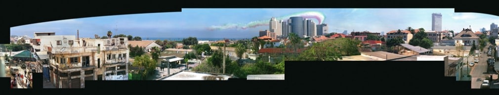 Barry Frydlender, Composite Horizon (180 Degrees), 1998  Chromogenic Color print  28.5 x 116 inches  Edition of 5