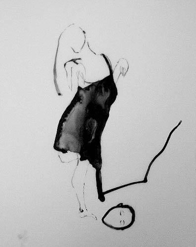Salome, 2005 Ink on Mylar