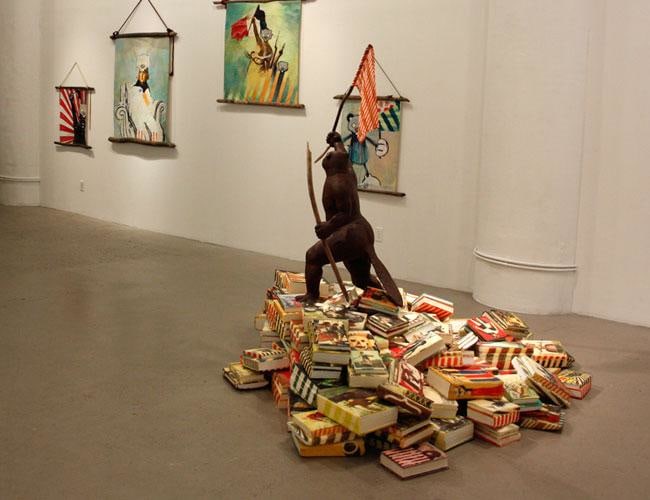 Dam Lines Installation at Andrea Meislin Gallery