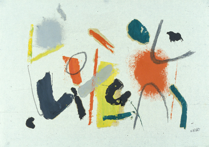 Sold painting by John Von Wicht entitled &quot;Illuminated Score&quot;.