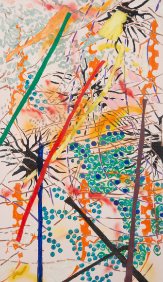 Nancy Graves 1980 painting entitled Extract