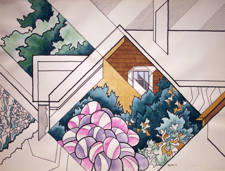 Easton Pribble sold painting House and Garden