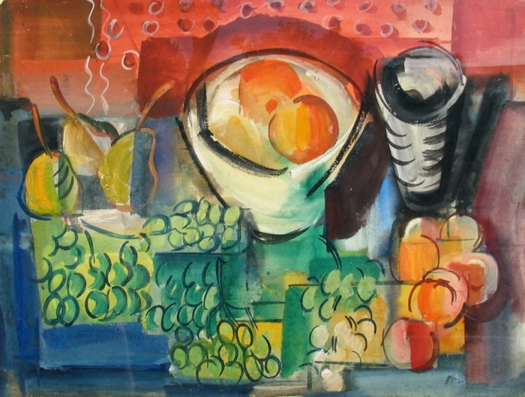 Vaclav Vytlacil, Still Life with Grapes