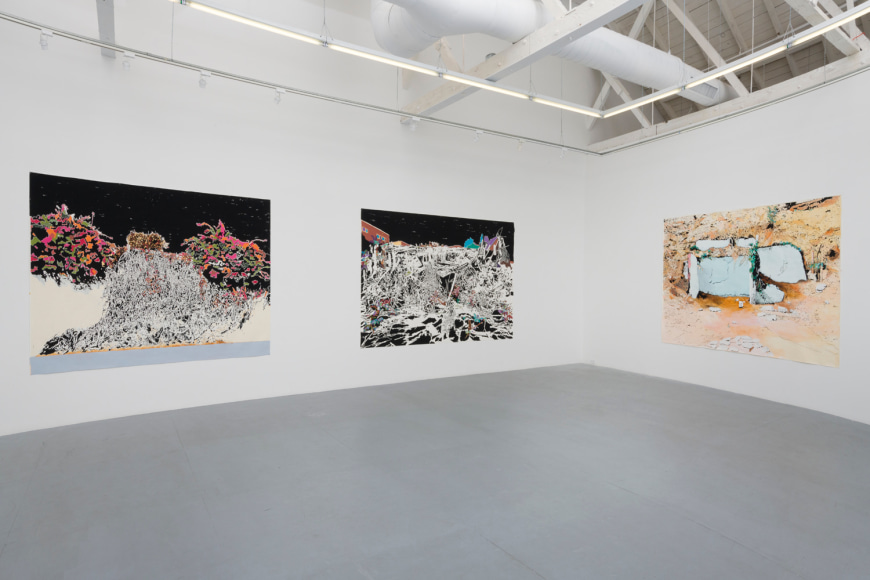 Installation view of "Vague Terrains/Urban Fuckups".