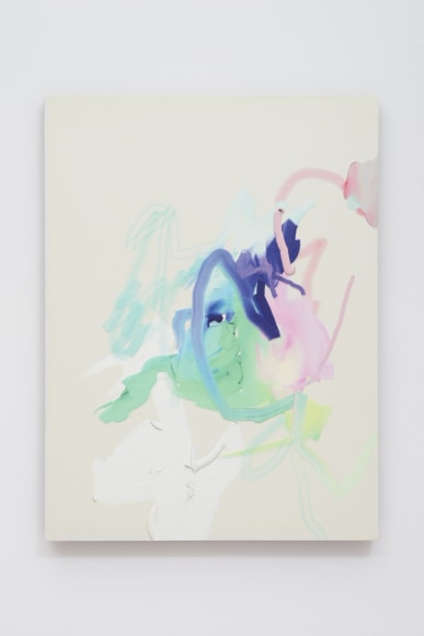 Dahliflower, 2017, 3D print on linen