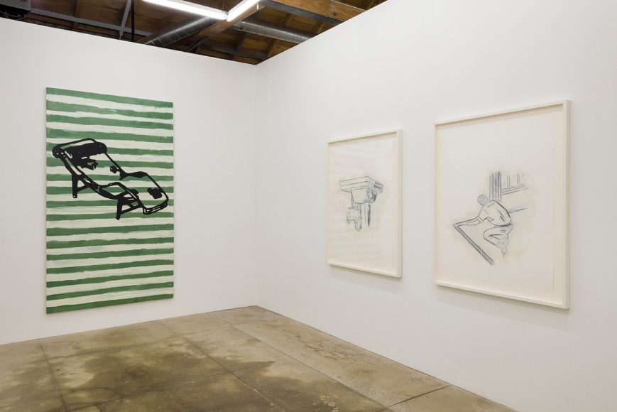 Installation of Donald Baechler Early Work 1980 - 1984