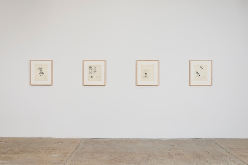 Installation view of Betty Tompkins Sex Works / WOMEN Words, Phrases and Stories