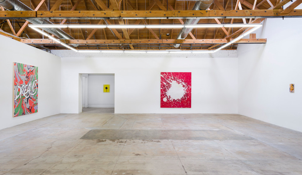 Installation view of Andrew Brischler "Storms"