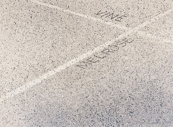 Ed Ruscha,&nbsp;Vine/Melrose, 1999, Lithograph in colors on wove paper,&nbsp;22 х 30 in, 55.88 x 76.2 cm