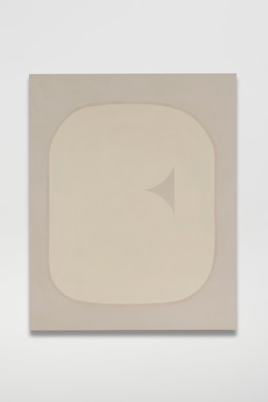 Salt Flats, 2016, Oil on dyed linen