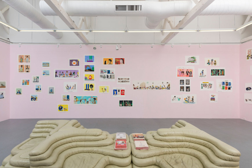 Installation view of "The TImes"
