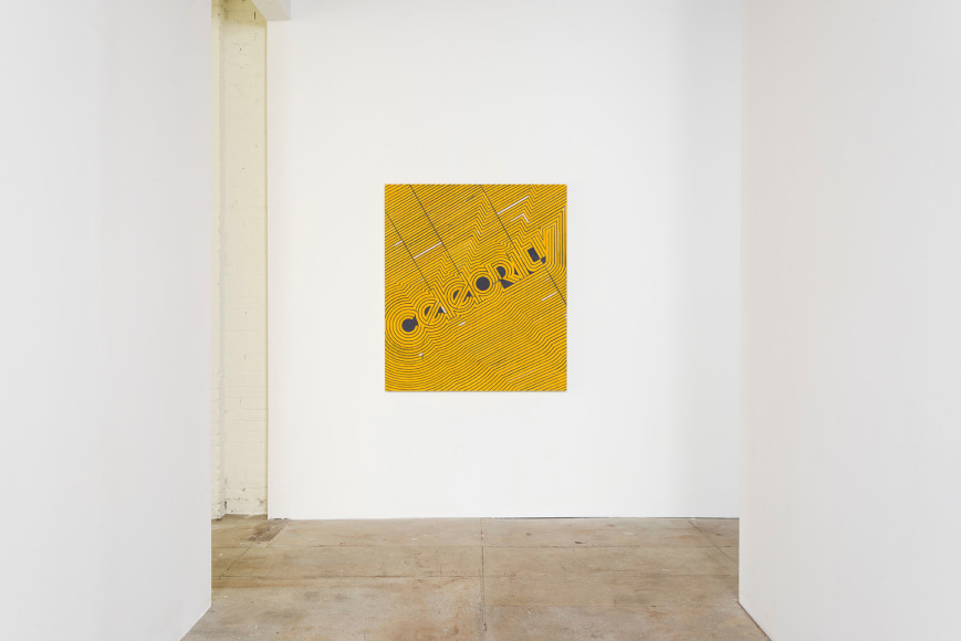 Installation view of Andrew Brischler "Storms"