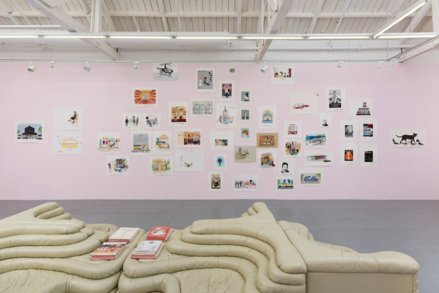 Installation view of "The TImes"