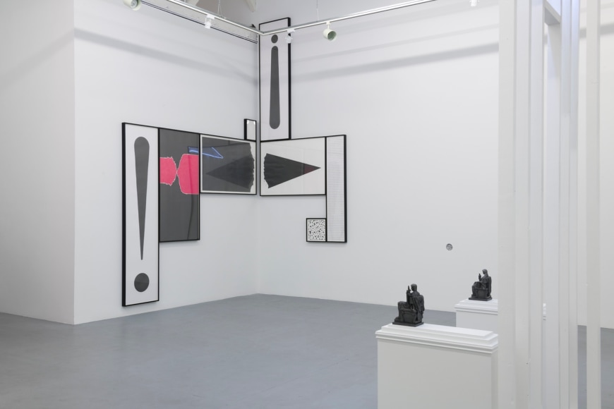 Installation view of Yuval Pudik's "Such, Such Were the Joys"