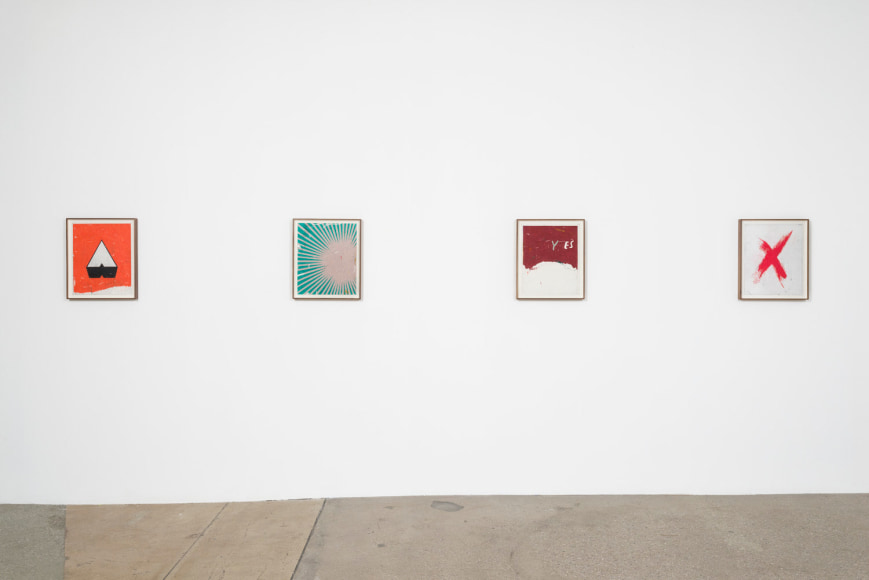 Installation view of Andrew Brischler "Storms"