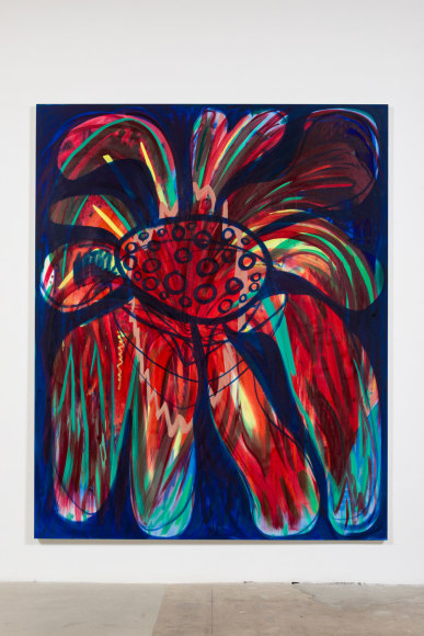 Amy Bessone Small Town Parade (Red Blue), 2014