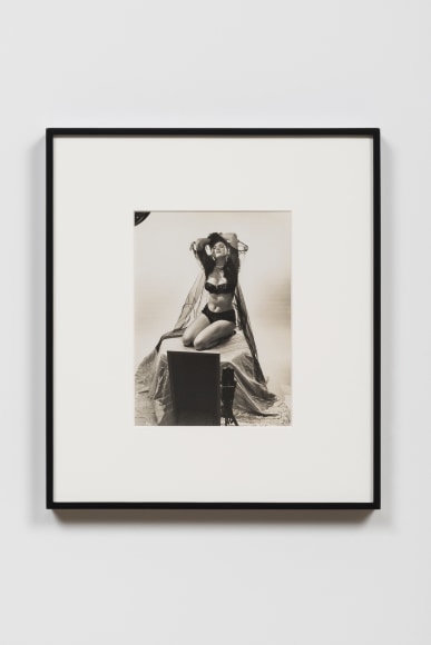 Self Portrait in Black Lingerie with Camera and Mirror, 1955
