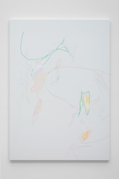 Blue Adaptogen, 2017, Archival inkjet print and acrylic on canvas