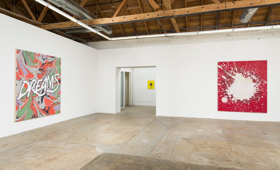 Installation view of Andrew Brischler "Storms"